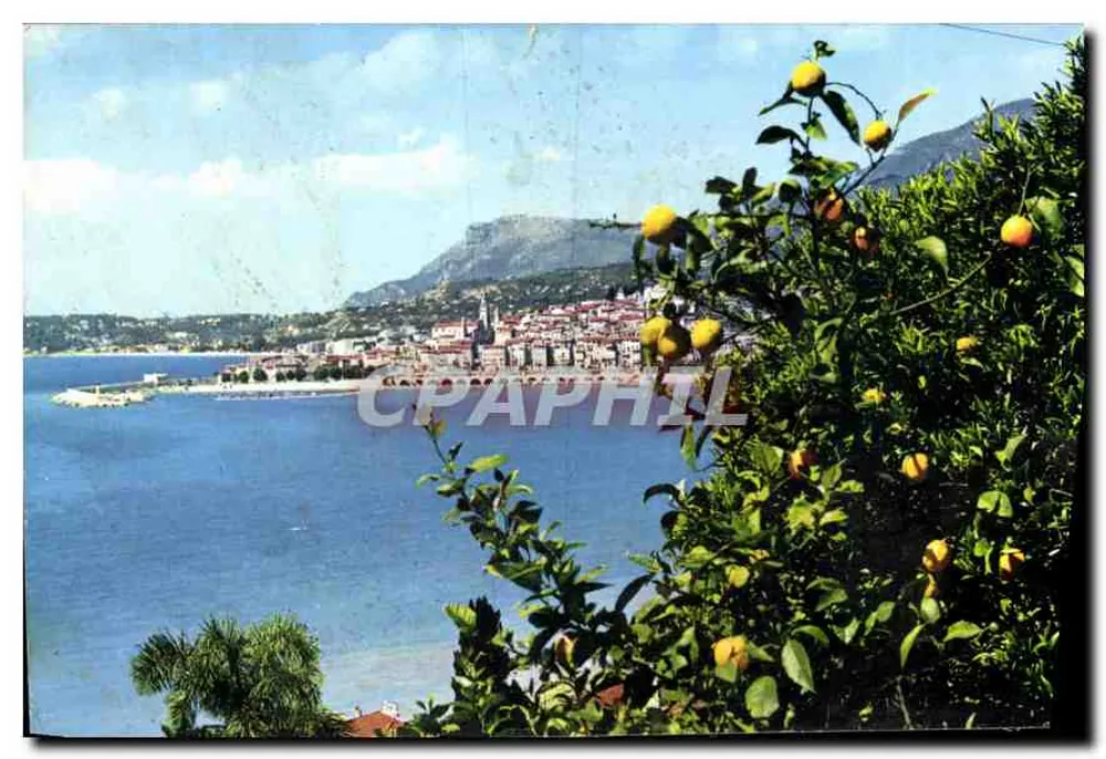 Vista geral da Costa Azul — Menton - Frente
