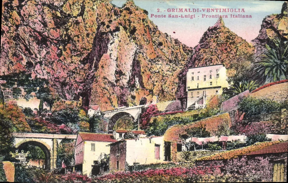 Ponte San-Luigi - Grenze Italien - Grimaldi-Ventimiglia - Vorderseite