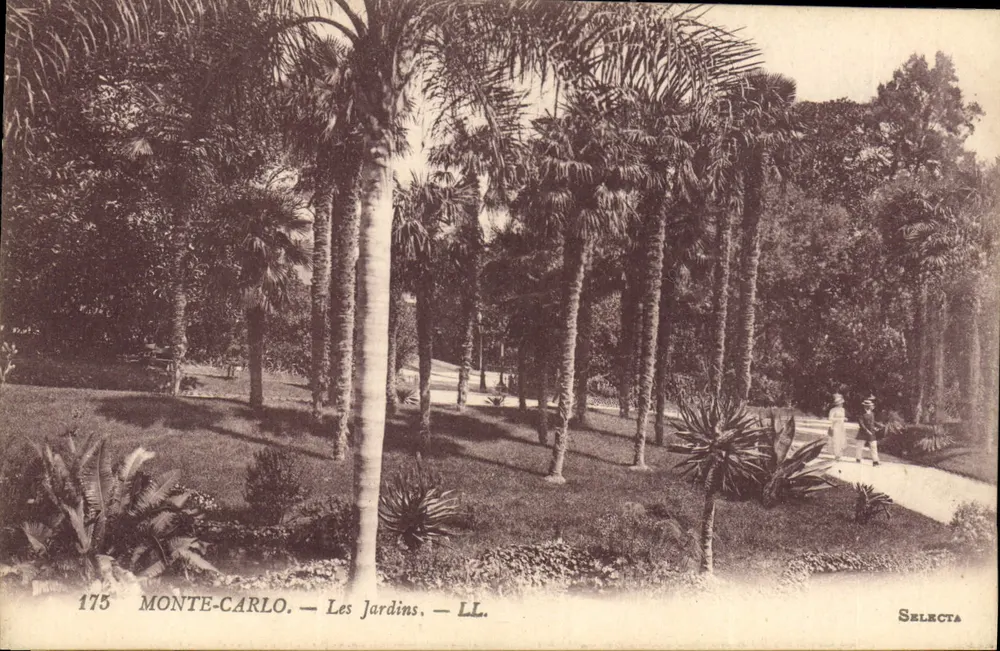 Monte-Carlo — Os Jardins — Selecta, n° 175 - Frente