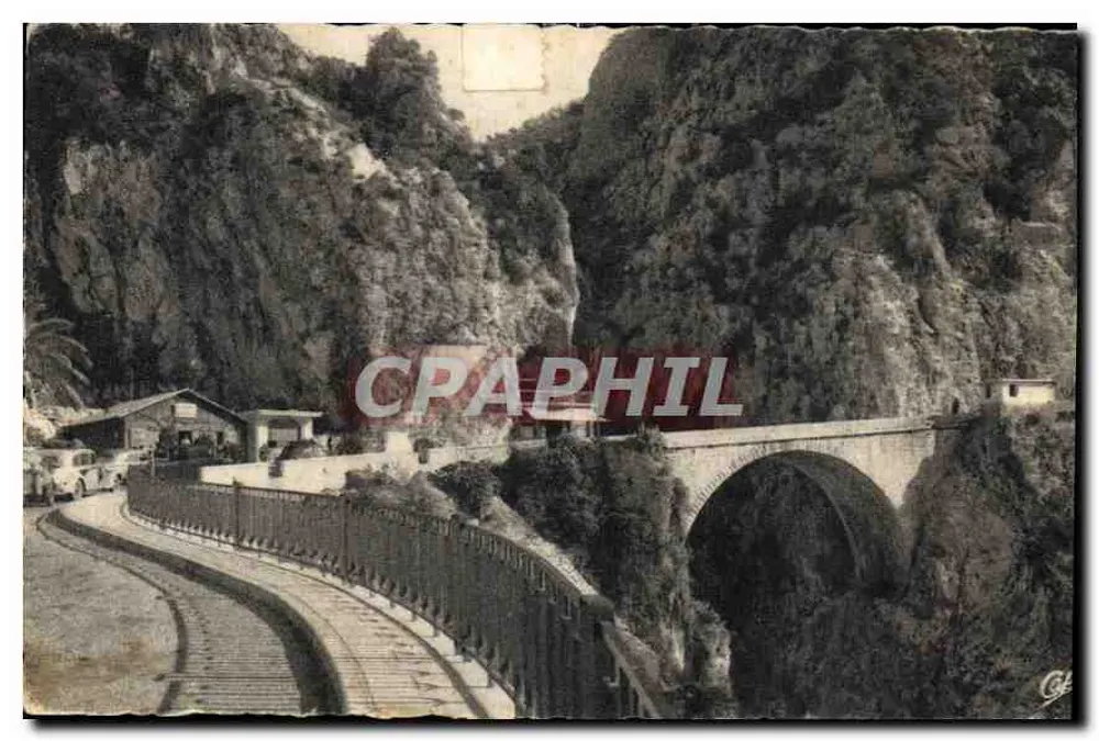 Der Pont Saint-Louis — Grenze Frankreich-Italien — Menton, Verlag nicht sichtbar - Vorderseite