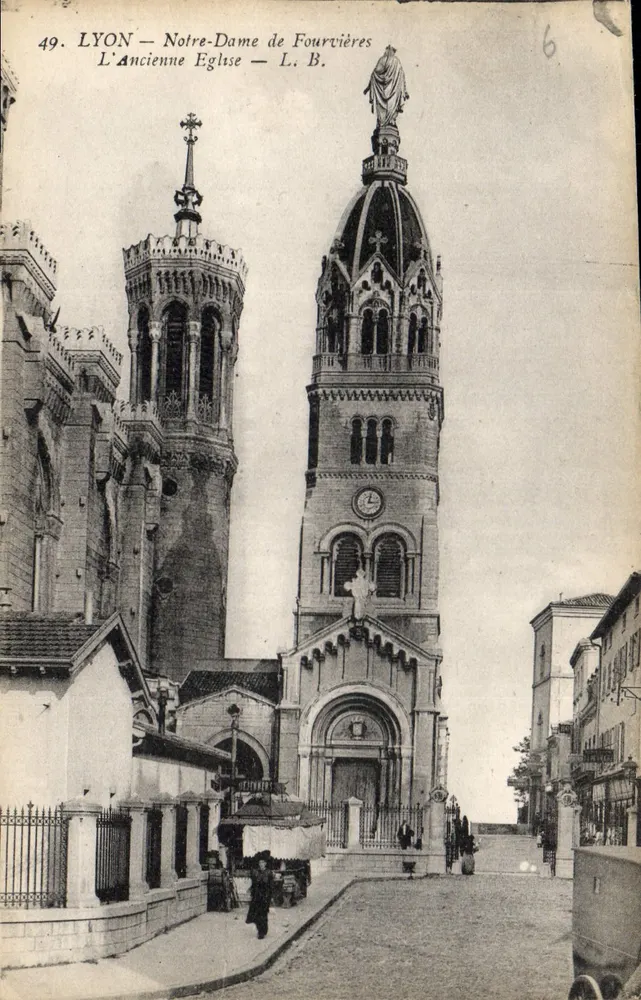 LYON — Notre-Dame de Fourvières — Die alte Kirche — L. B. n°49 - Vorderseite