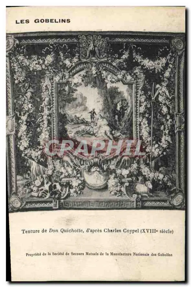 Die Gobelins — Teppich von Don Quixote, nach Charles Coyipel (18. Jahrhundert) — Gesellschaft für gegenseitige Hilfe der Nationalen Gobelins-Manufaktur - Vorderseite