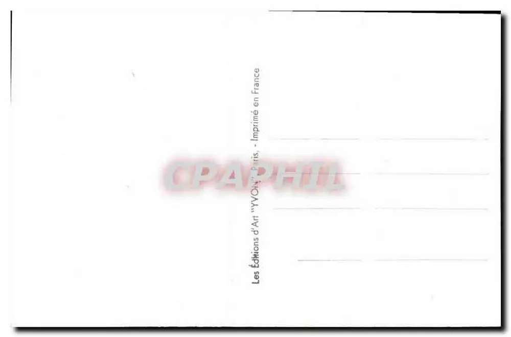 Soldato e donna — Cartolina d'epoca — YVON 301 - Verso