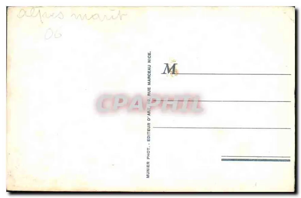 Monte-Carlo — Ansicht des Casinos und der Gärten — RM — n°203 - Rückseite
