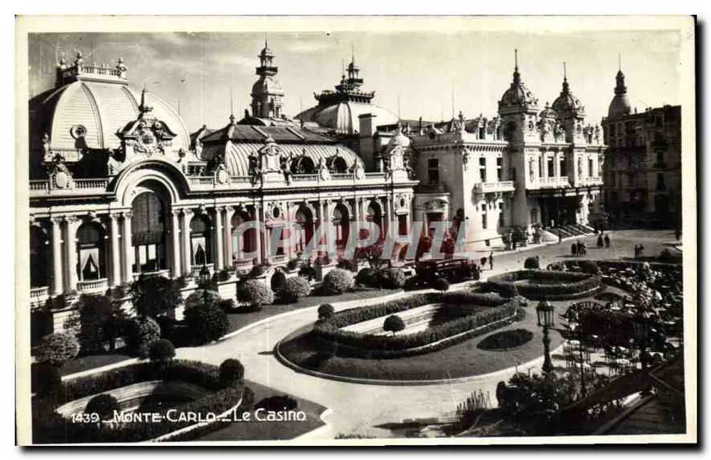 Monte-Carlo — O Casino — Editor La Digege, Paris, N° 1439 - Frente