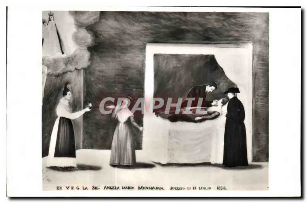 Tod der Schwester Angela Maria Mangiapan — 12. Juli 1834 — Gambetta Editions, Nizza - Vorderseite