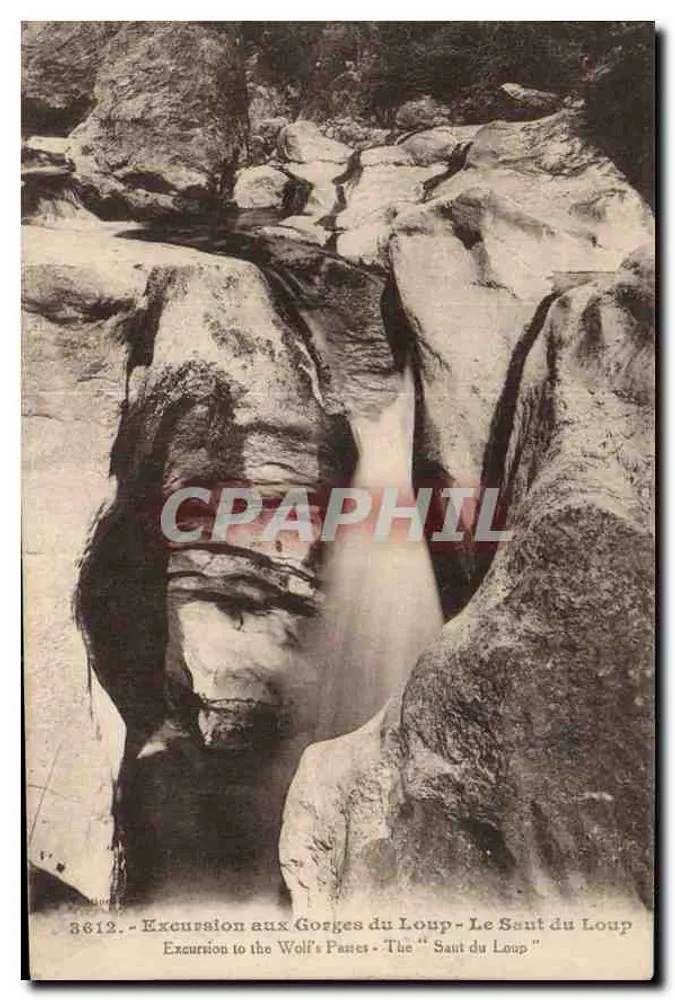 Gorges do Loup — O Salto do Loup — Editor: Cabinet de Photographie BILTH, n° 3612 - Frente