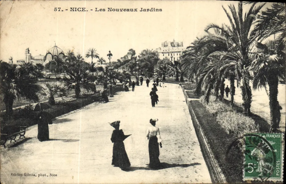 Nice - Os Novos Jardins — Edição Giletta, fot., Nice, n° 57 - Frente