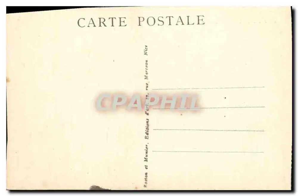 A Gruta do Jardim Albert Ier — Nice — Éditions Roman et Mueller - Verso