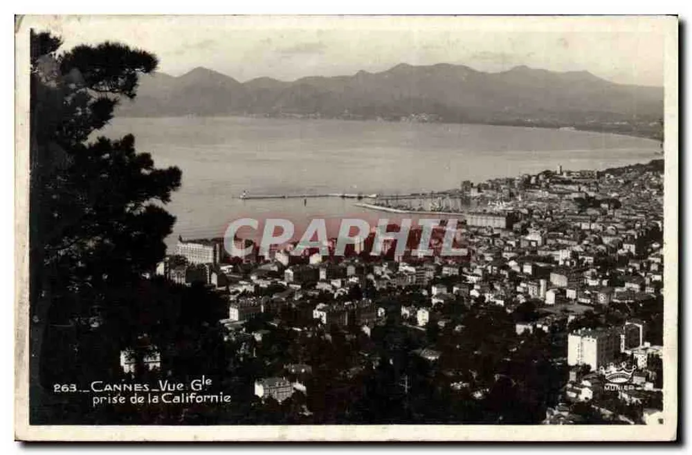 Cannes - Ansicht von Kalifornien — Verleger Munier, Nr. 263 - Vorderseite