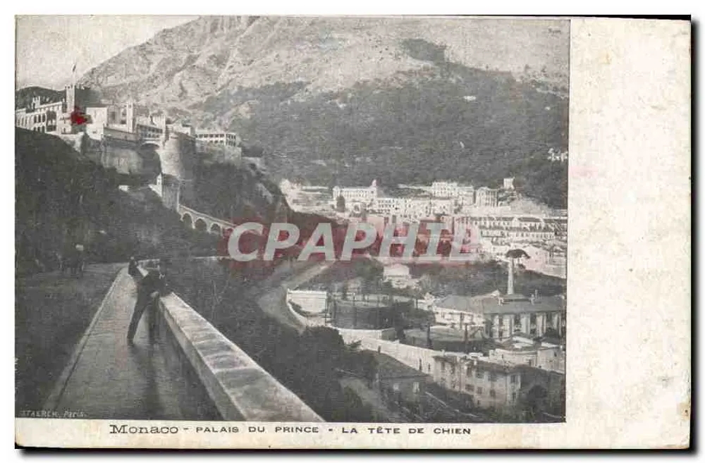 Monaco — Palast des Prinzen — La Tête de Chien — Staerck, Paris - Vorderseite