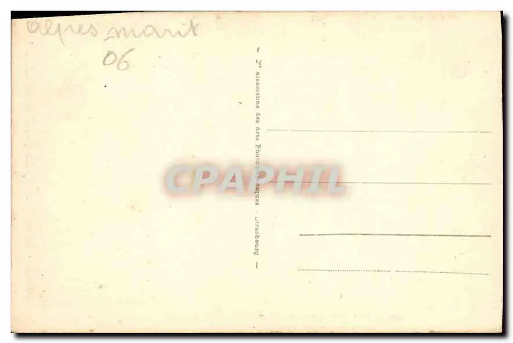 Mônaco e Monte-Carlo - Vista Geral — editor Grappey des Arts Photographiques, n° 138 - Verso