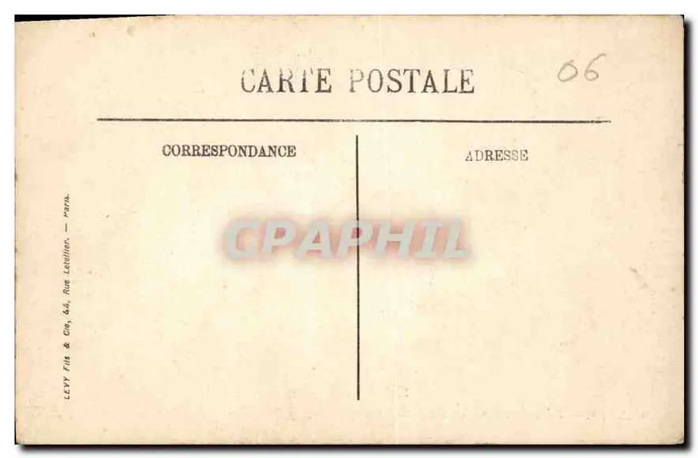 CANNES — Vista hacia la Cruz de los Guardias — LL. — SELECTA - Reverso