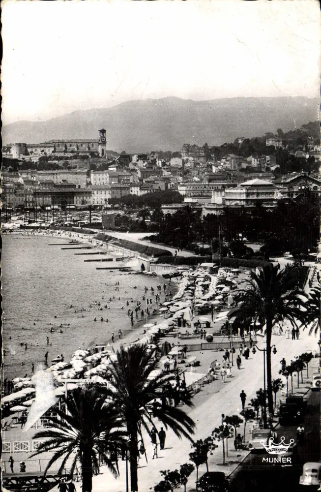 Die Strandpromenade La Croisette — Cannes — Éditions d'Art Munier, successeur in Nice - Vorderseite