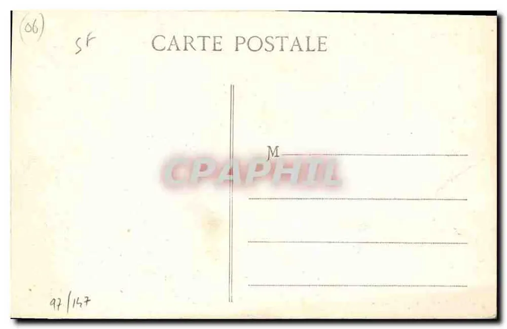 Insel St-Honorat — Abtei Lérins - Altes Schloss — unbekannter Verlag, Nr. 108 - Rückseite