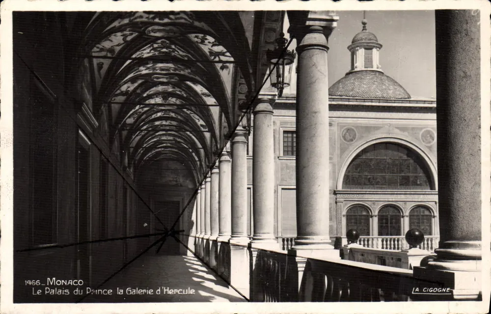 Monaco - Schloss des Prinzen, Galerie Hercule — LA CIGOGNE - Vorderseite