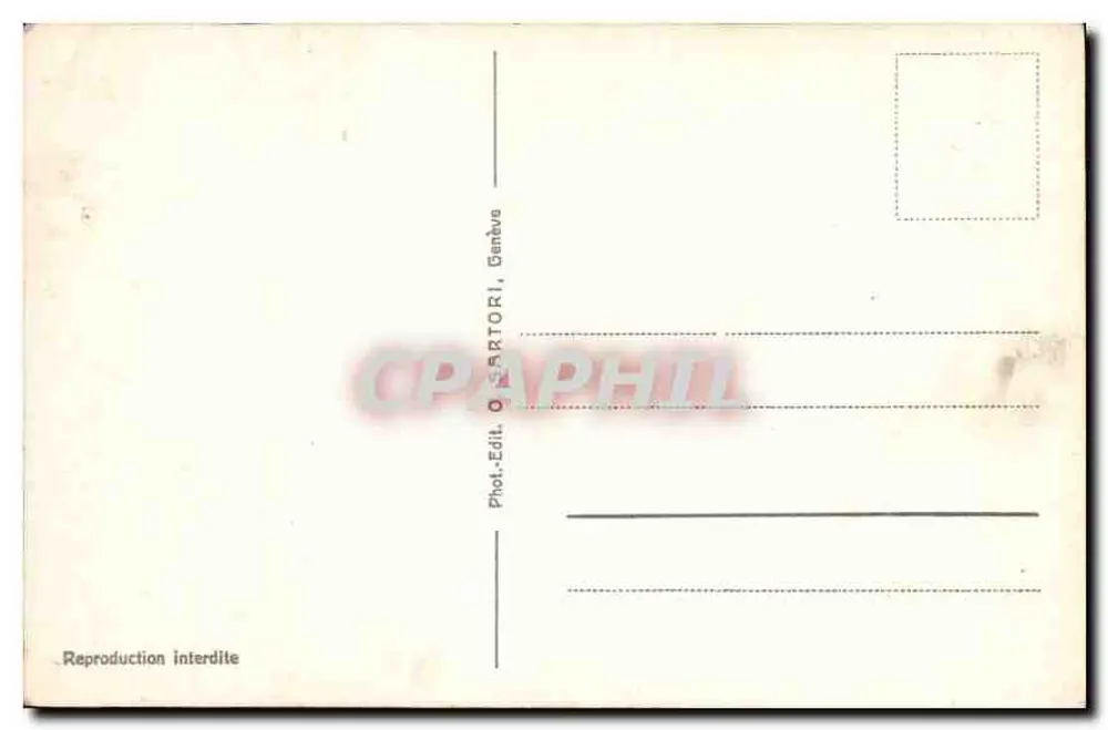 Les Plarades-Champs de Narcisse et Dents du Midi — n° 813 — Fot. Ed. O. RATORI, Genebra - Verso