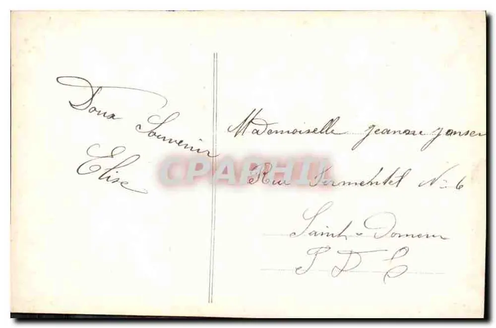 Mulher com cesta de peixes — Le 1er Avril — Tiauwette 1905 - Verso