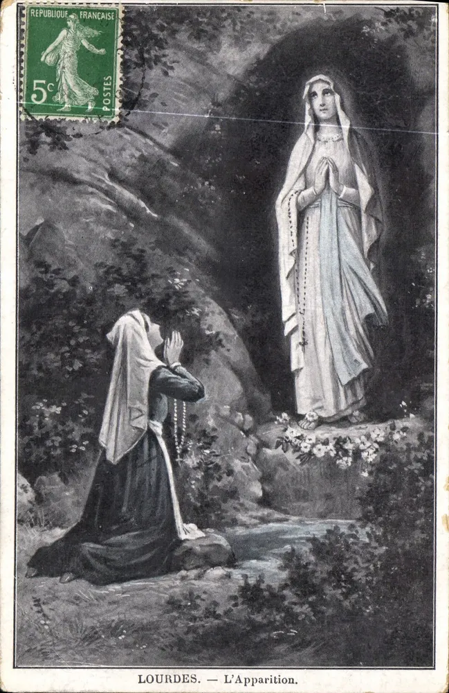 Lourdes — A Aparição — Editor não visível - Frente