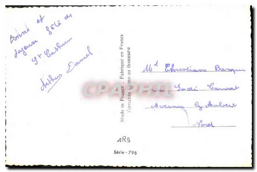 Jovem mulher com flores — S. Catherine — editor ARS, série 796 - Verso