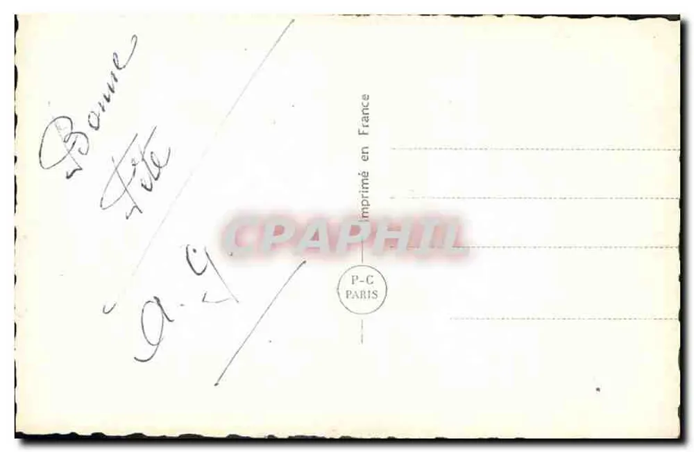 फूलों के नीचे प्रेम - छापक P-C, संख्या 6140 - पीछे