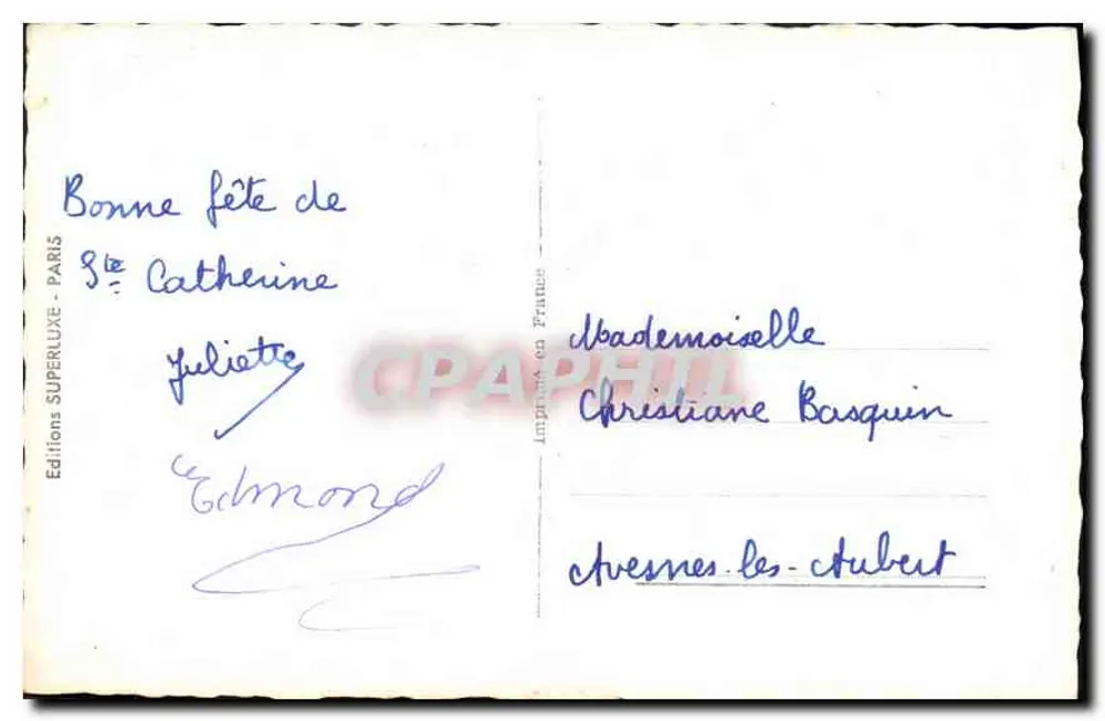 Sint-Katharina — Uitgever LE PARIS n°434 - Achterkant
