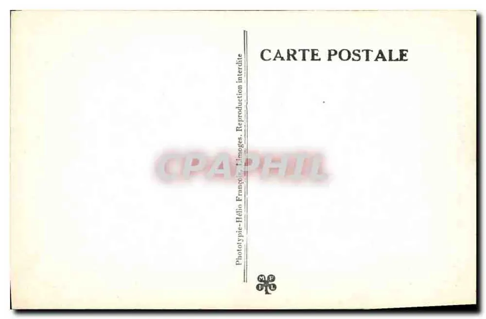Natürlicher Staudamm des Oberen Sees und exzentrische Stalaktiten — Phototypie Hélio-Française - Rückseite