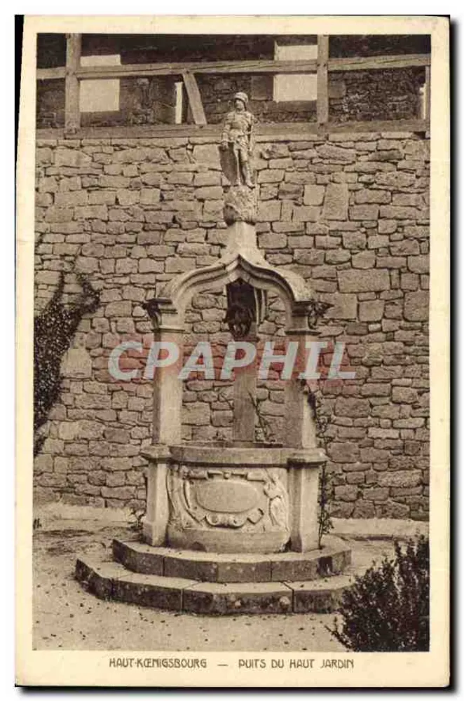 Haut-Kœnigsbourg — Brunnen des Oberen Gartens — Braun & Cie, Verlag (Haut-Rhin) - Vorderseite