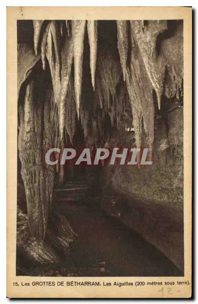 As Grutas de Bétharram — As Agulhas (200 metros subterrâneos) — n°15 - Frente