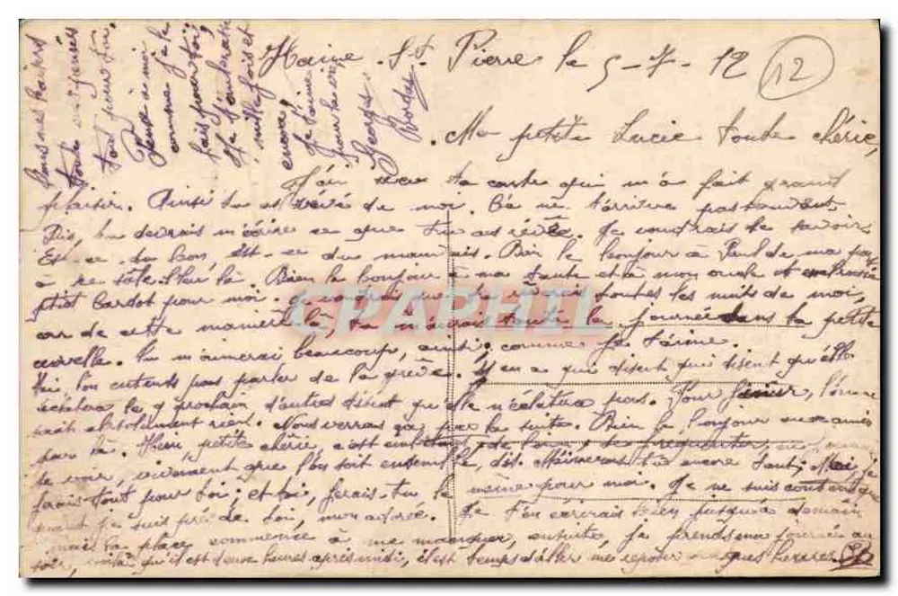 Verbinde unsere Seelen und Herzen — LiebesSzene — Mousel, n° 697 - Rückseite