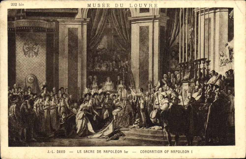 Musée du Louvre — Le Sacre de Napoléon Ier — J.-L. David — n° 202 bis - Recto
