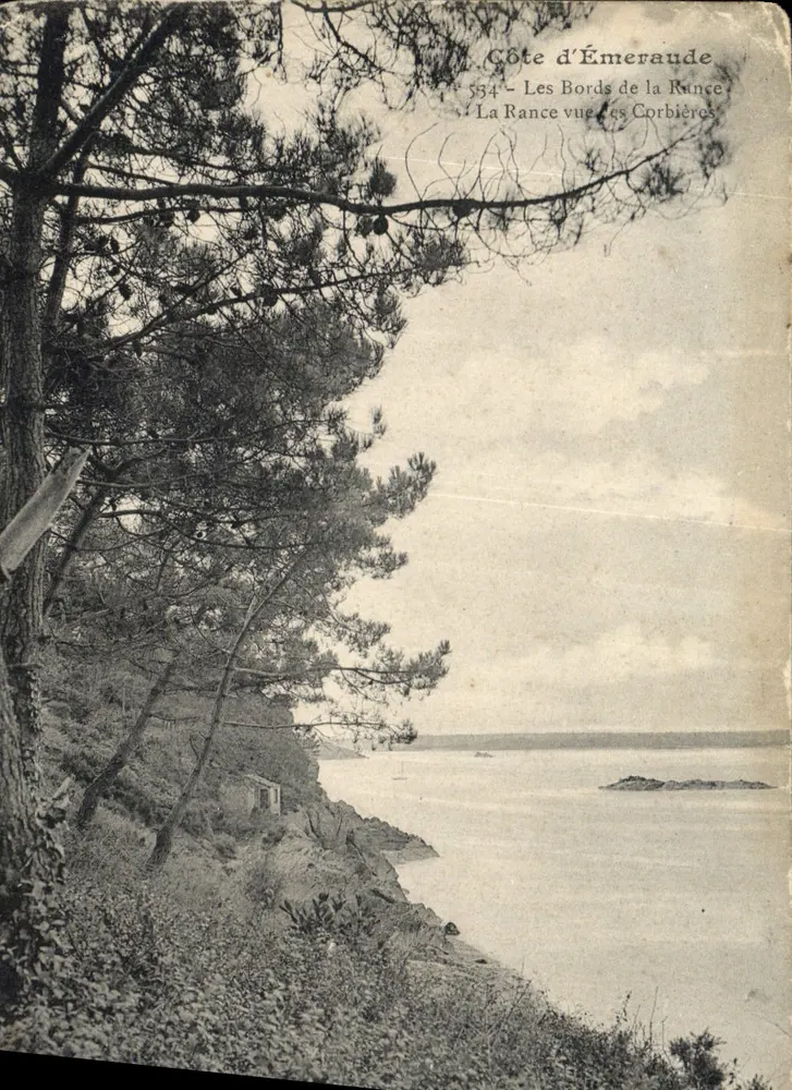 Côte d'Émeraude — Die Ufer der Rance von den Corbières aus gesehen — n°534 - Vorderseite