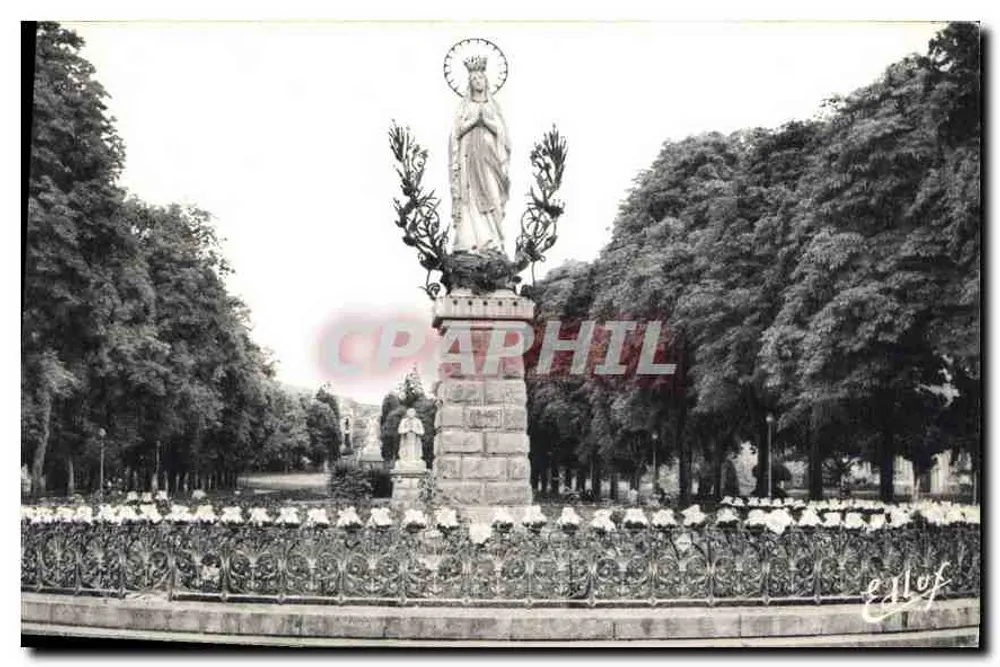 Lourdes — Panny Marii Z Koroną — Wydawnictwo P. Doucet, 8, Place P. Doucet, Lourdes - Awers