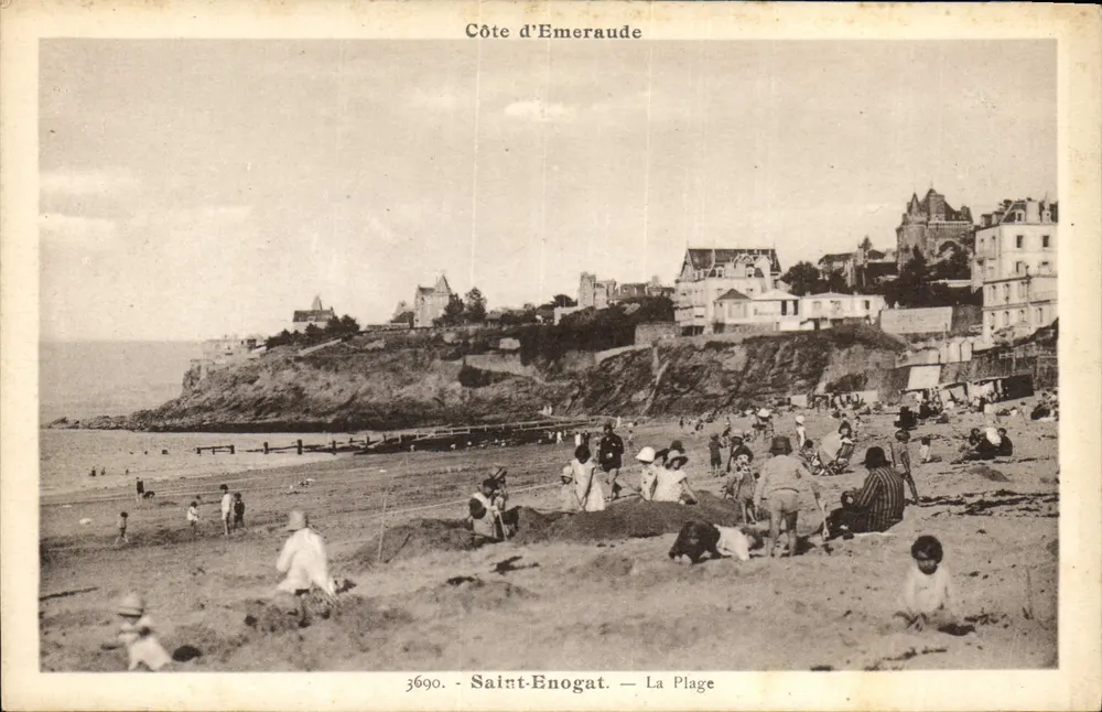 Saint-Enogat — A Praia — Costa da Esmeralda — n° 3690 - Frente