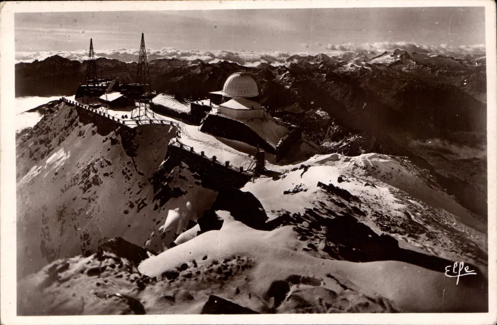 Pic du Midi — Ansicht des Observatoriums unter Schnee — Édition Labourd aus Toulouse, Nr. 473 - Vorderseite