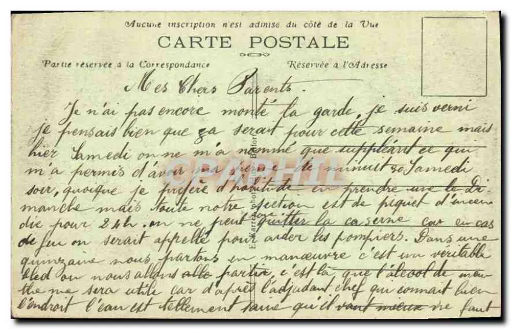 Ballon d'Alsace (Höhe 1256 m) — Ansicht von der Route de Sewen — Verlag nicht sichtbar - Rückseite