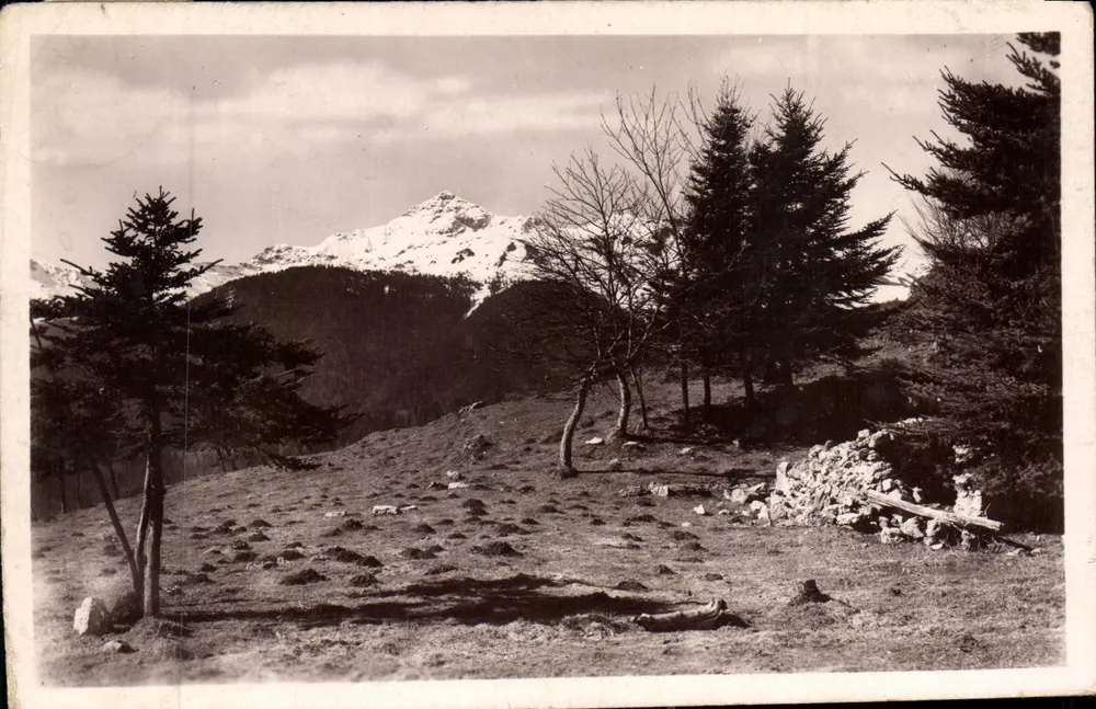 Der Pic du Montaigu von der Monné aus gesehen — In der Nähe von Bagnères-de-Bigorre — Editions 'Marcel' - Vorderseite