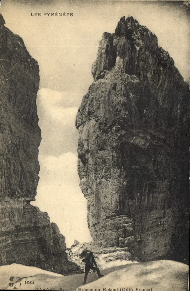 Cavarnie - A Brecha de Roland (Costa da França) — Os Pirineus — n°693 - Frente