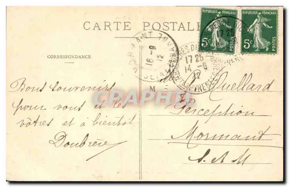Bagnères-de-Bigorre — Thermalbad Salut — Buchhandlung Sajous - Rückseite