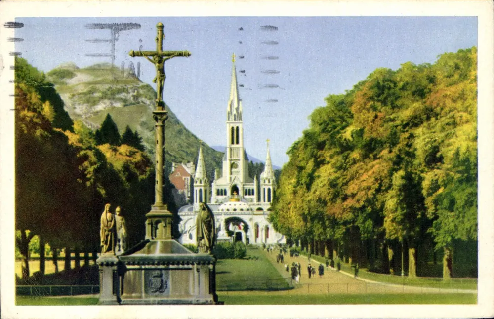 Lourdes — Calvário e Basílica — Edição Palais - Frente