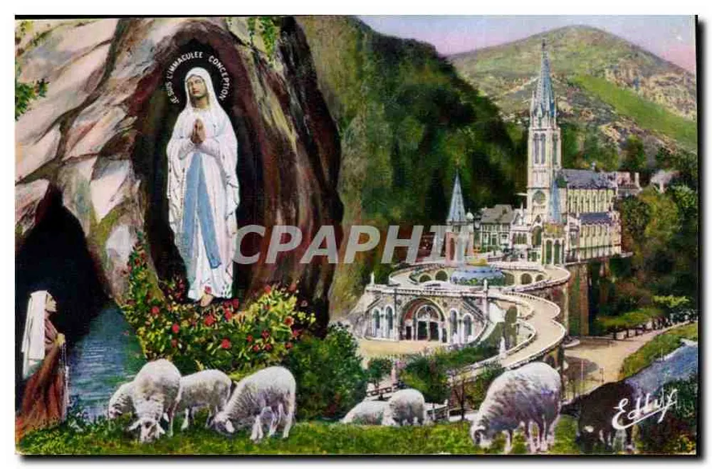 Lourdes — Aparecida de Nossa Senhora — Edição A. Doucet - Frente