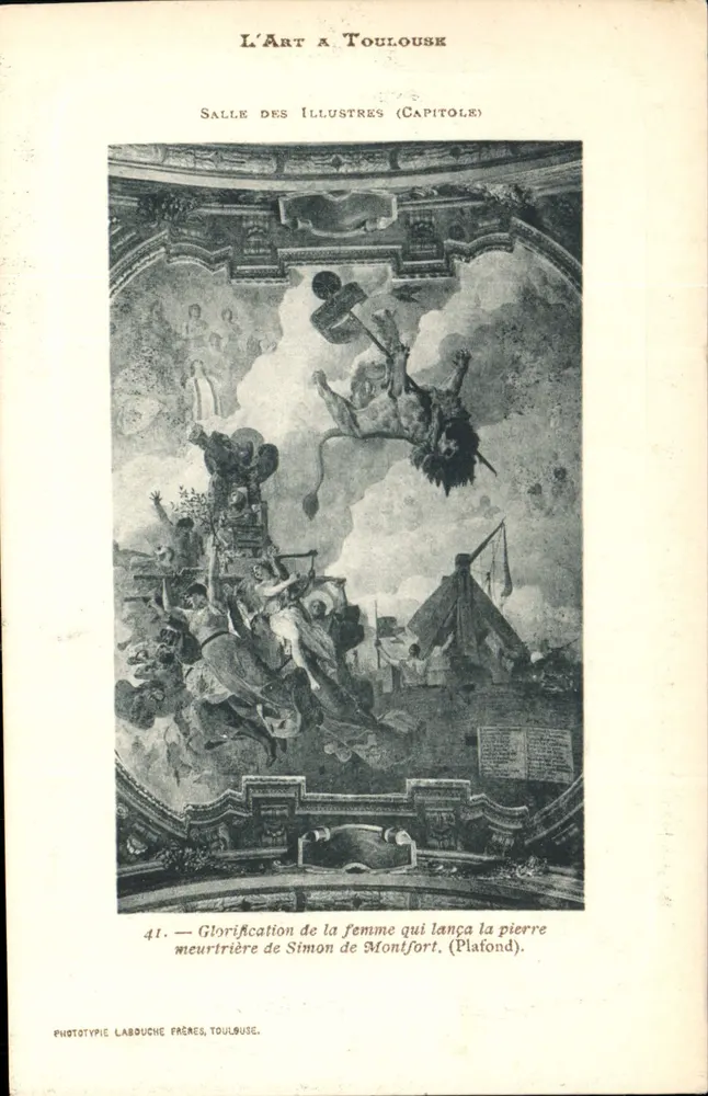 Toulouse — Salle des Illustres (Capitole) — Phototypie Labouche Frères, Toulouse - Vorderseite