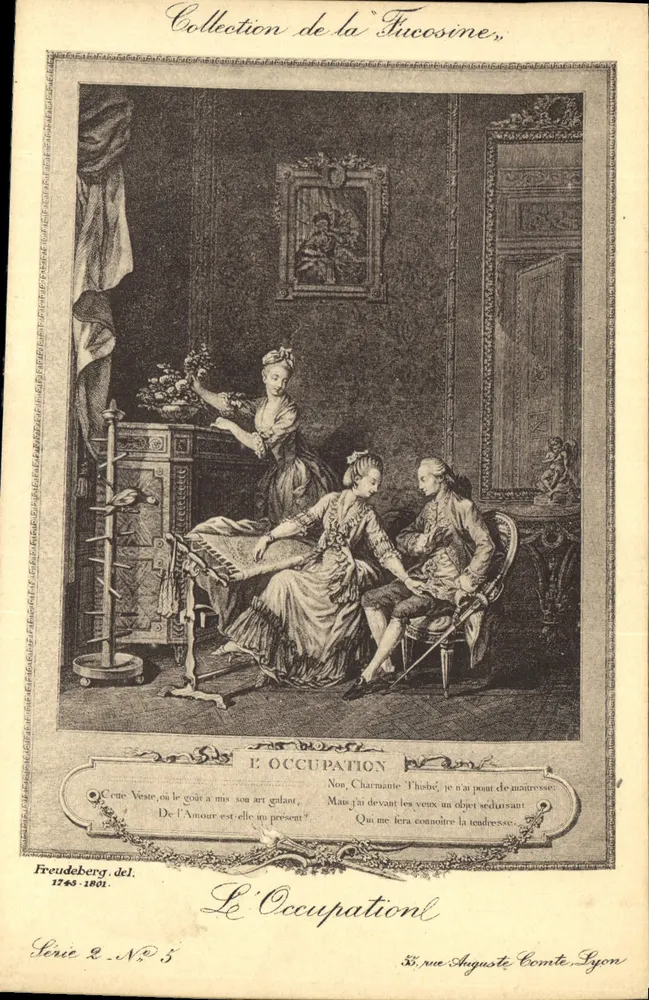A Ocupação — Coleção da 'Fucosine' — Freudeberg del. 1745-1801, Série 2 N° 5 - Frente