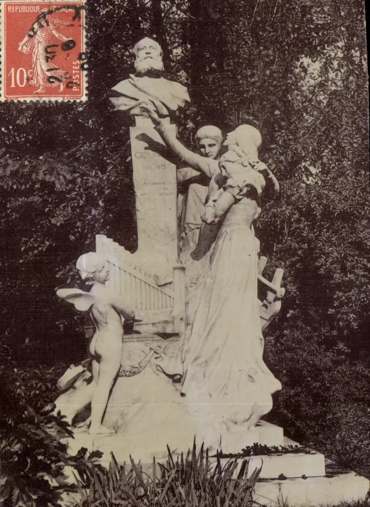 Busto de Coulin — Monumento aos Mortos — Paris, 1893 — Editor: Sesanes - Frente