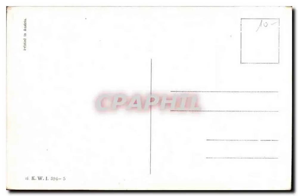 Paysage nocny z domem przy brzegu jeziora — dzieło M. Malinovschi — wydawca K.W.L. 394-5 - Rewers