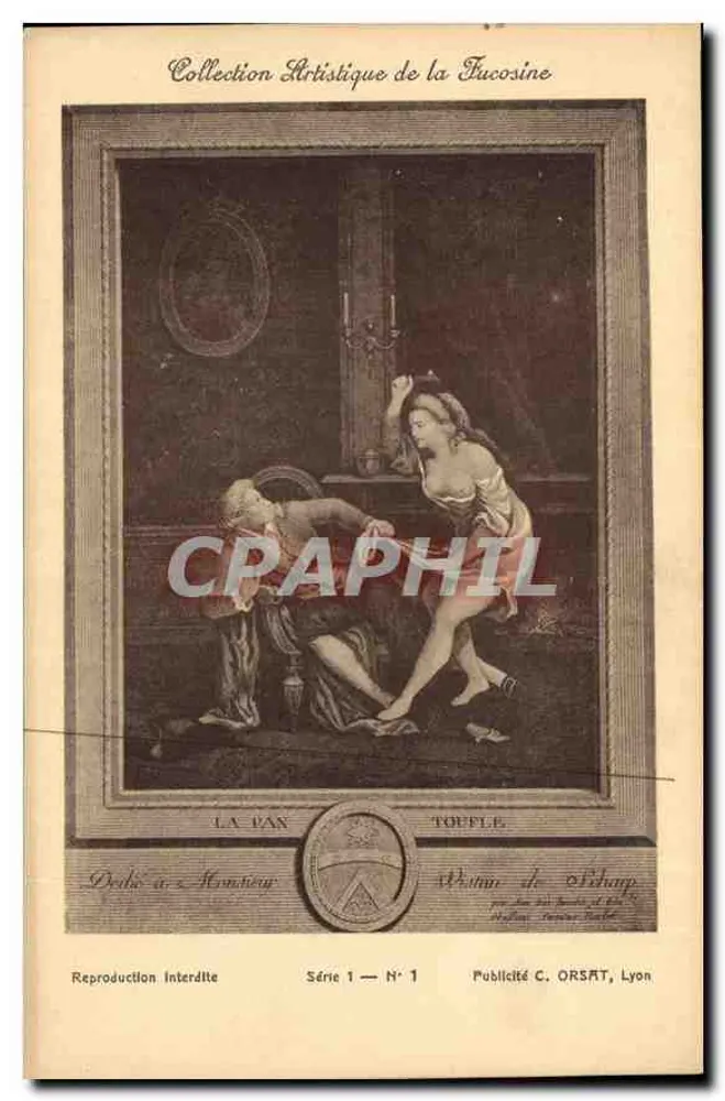 Pan Touffle — Künstlerische Sammlung der Tucosine — Serie 1 Nr. 1 — Werbung C. ORSAT, Lyon - Vorderseite