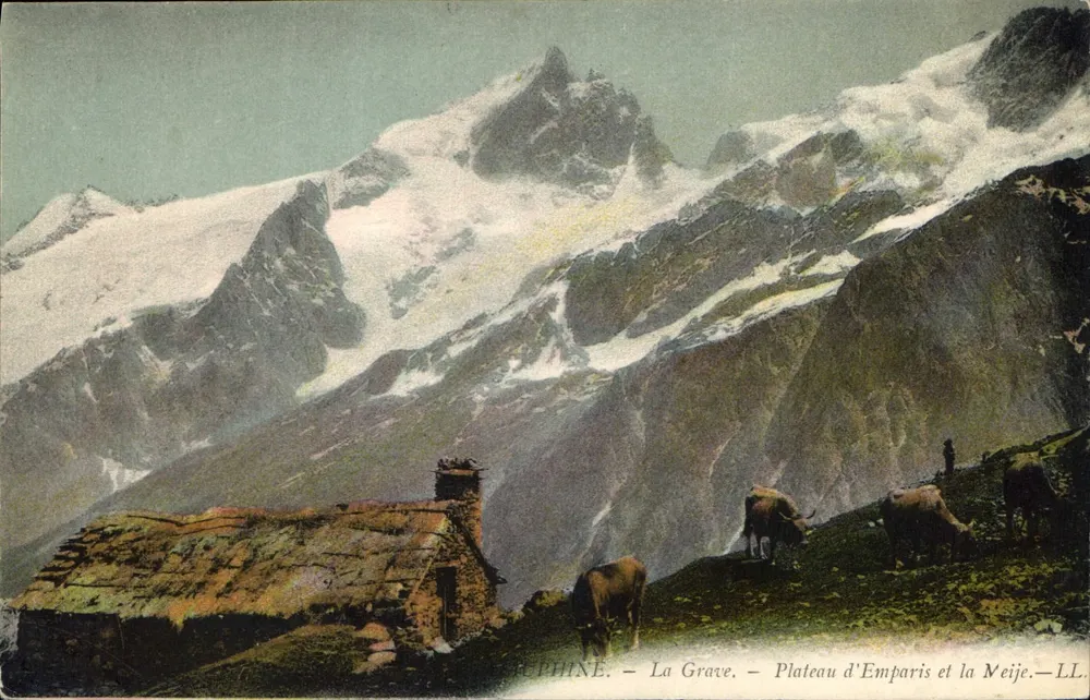 La Grave - Plateau d'Emparis und die Meije — LL - Vorderseite