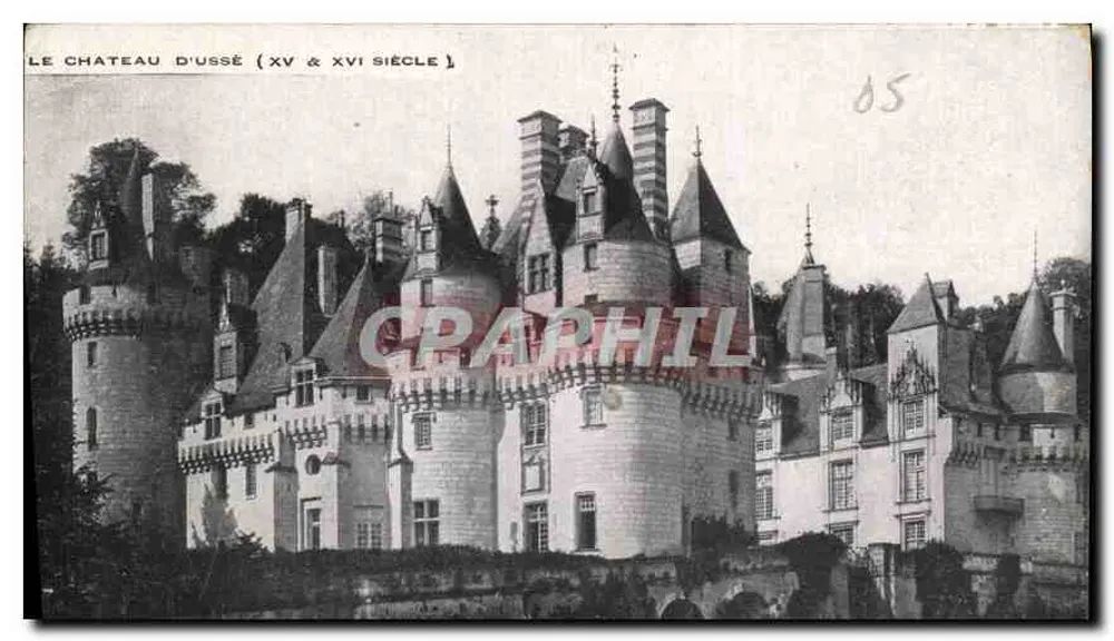 Castelo de Ussé (séculos XV e XVI) — editor desconhecido, n° de série 85 - Frente