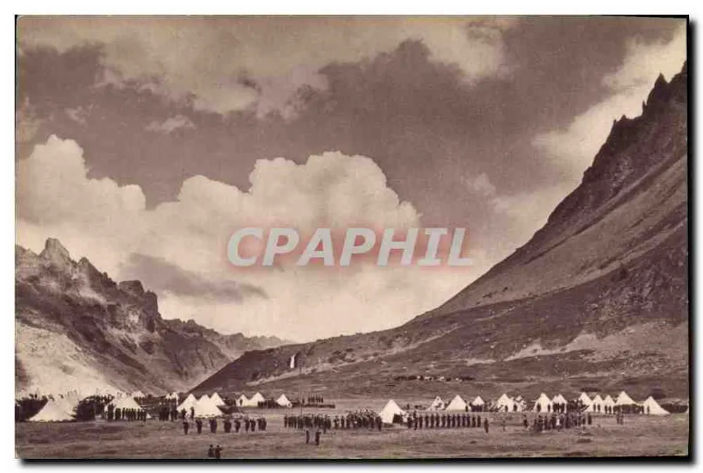 Bivouac in den Alpen — Georges Lang, Paris - Vorderseite