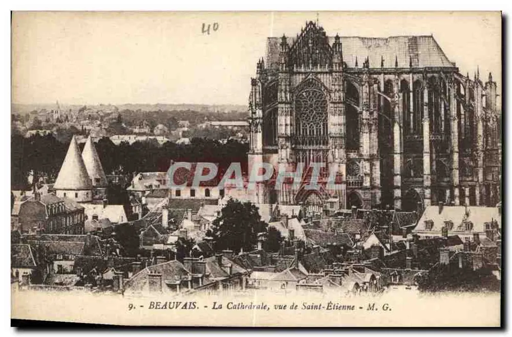 Beauvais - Die Kathedrale, Ansicht von Saint-Étienne - M. G. - Vorderseite